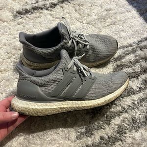 grey adidas ultra boosts